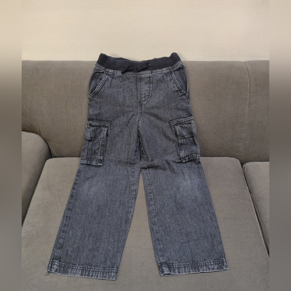 Faded Glory Boys' Black Cargo Jeans